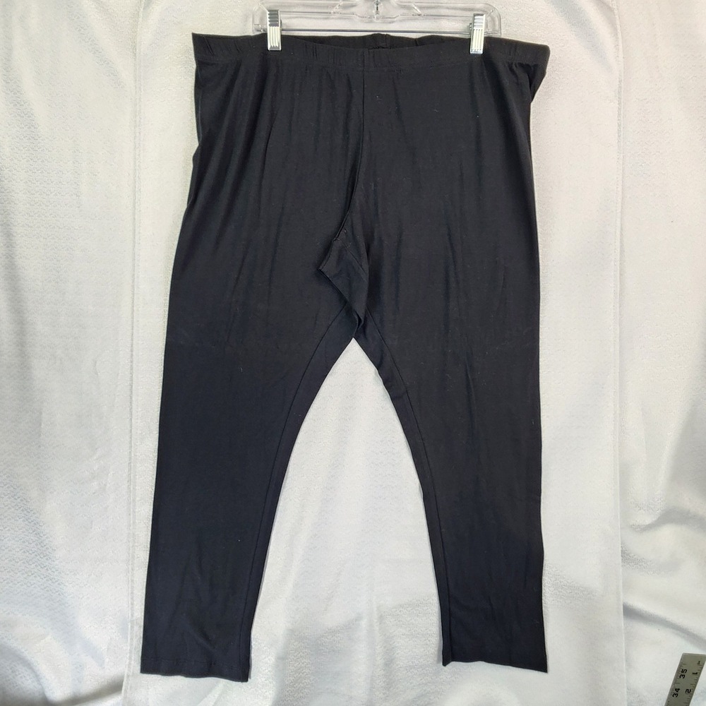 Old Navy 3X Black Plus Leggings‎ Cotton Stretch Casual Loungewear Athleisure